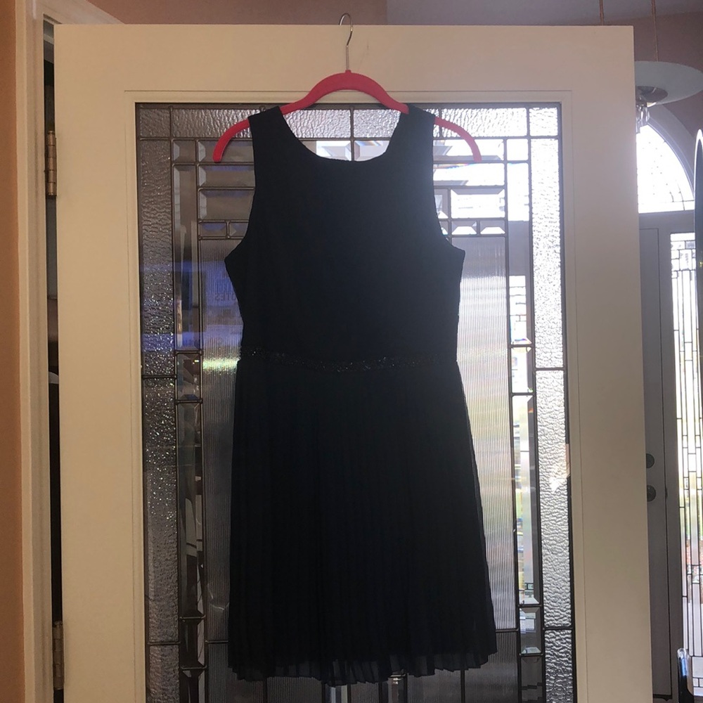 Navy blue dress